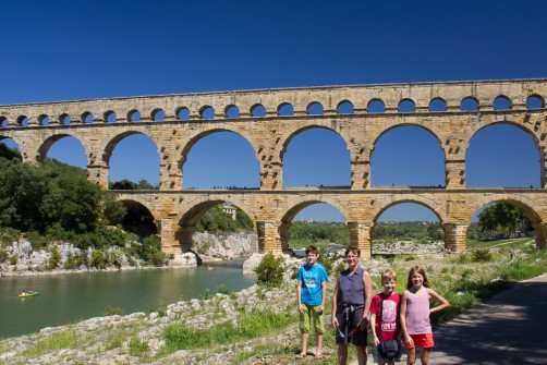 Pont du Gard, Gardon, Cévennen, Frankreich