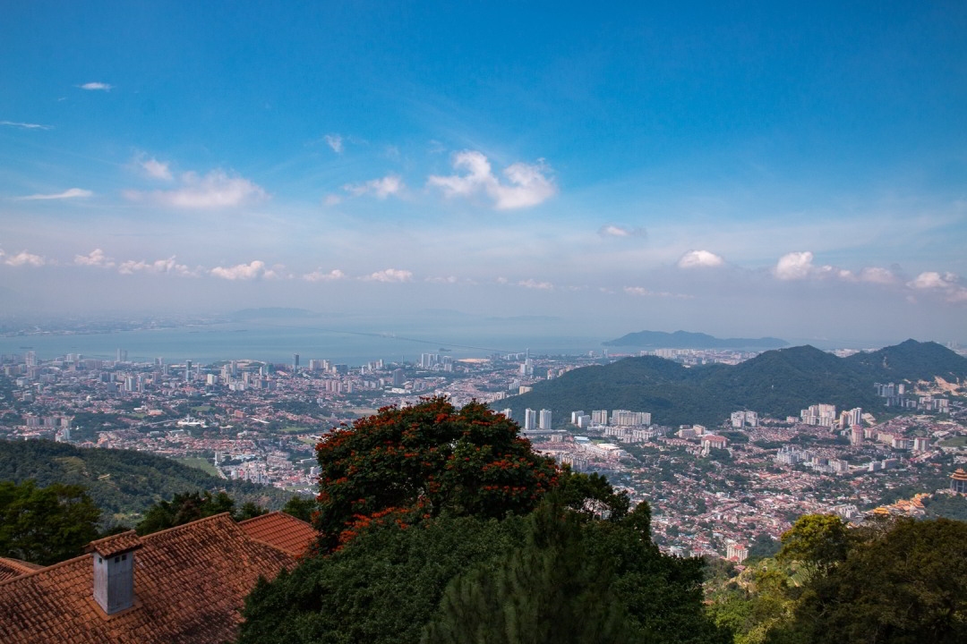 Blick vom Penang Hill, Malaysia